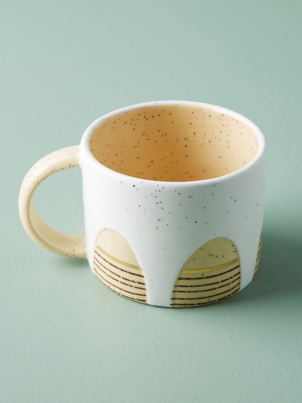 Anthropologie Cathy Terepocki "Ontario" Speckled Mug RARE